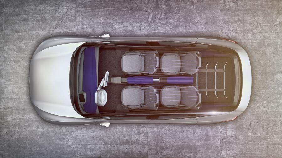 Интерьер Volkswagen I.D. Showcar Crozz 2017 года  (фото 26 из 55)